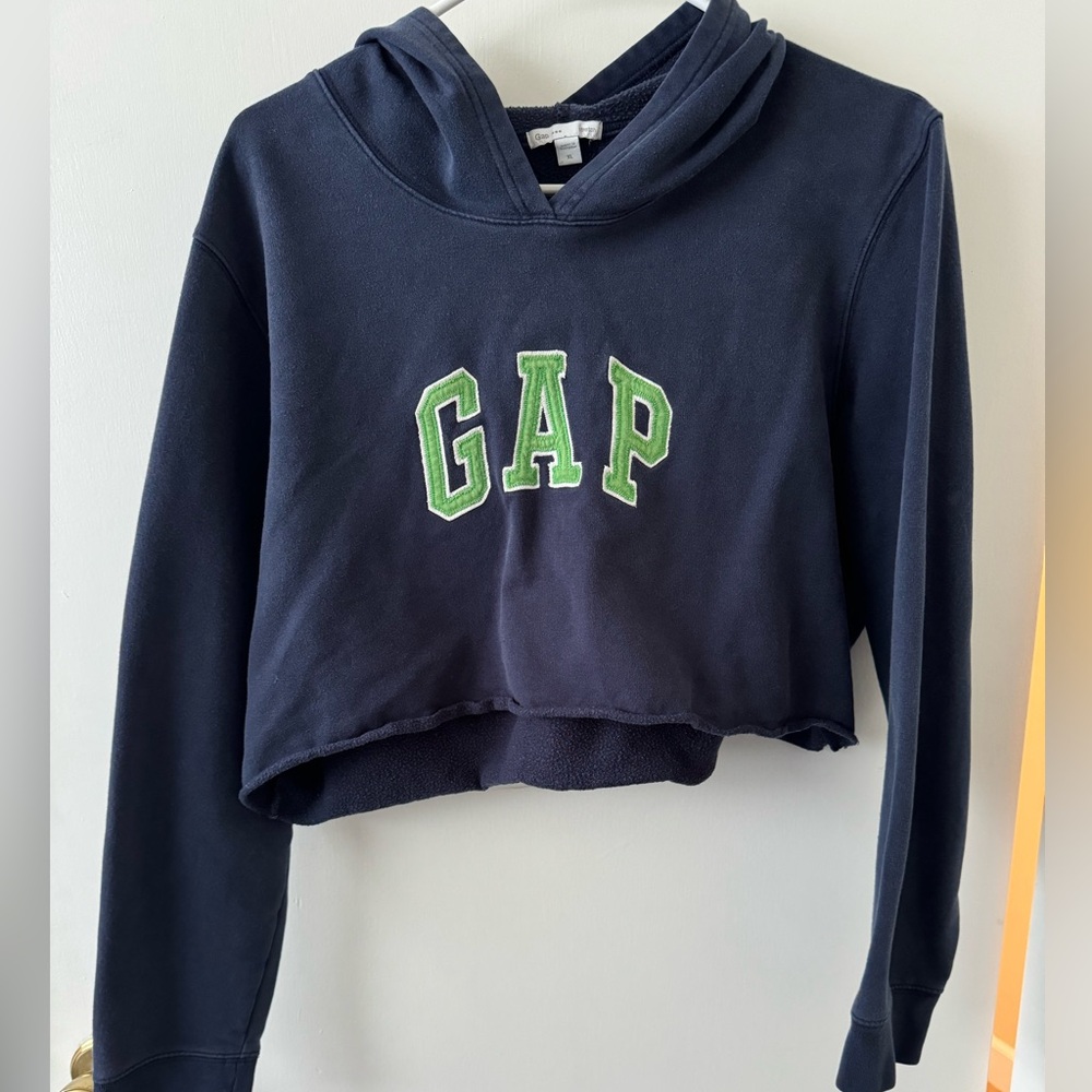 XL Gap oversized, crop hoodie